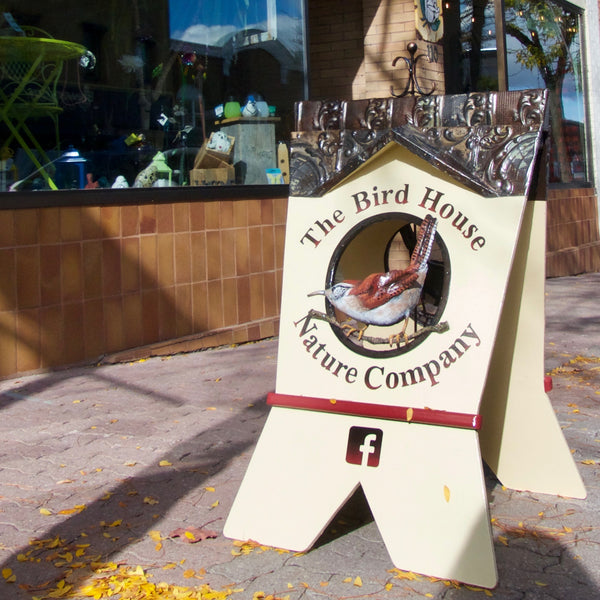 Sidewalk Sign | The Bird House Nature Company Orillia Ontario