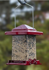 Woodlink  Reflective Red Vista Squirrel Resistant Bird Feeder