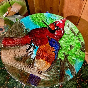 Decorative Glass Bird Baths