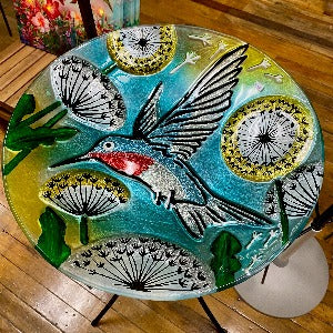 Decorative Glass Bird Baths