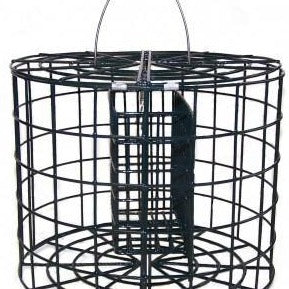 Pole Mounted Caged Basket Suet Feeder